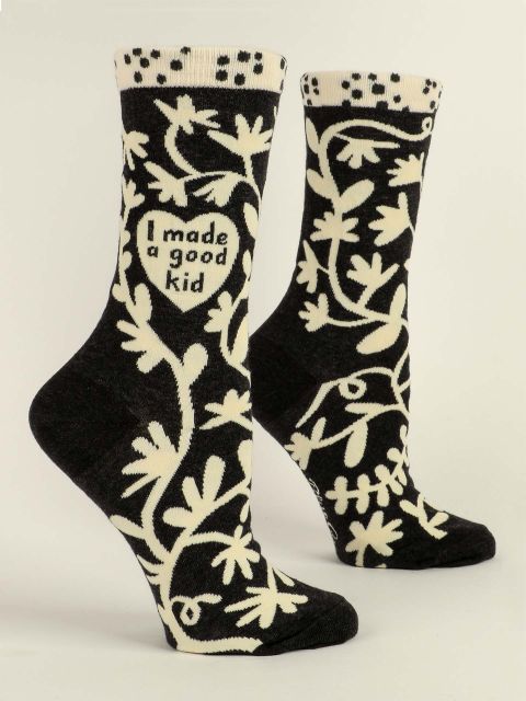 Image of I Made A Good Kid W-Crew Socks BLUEQ